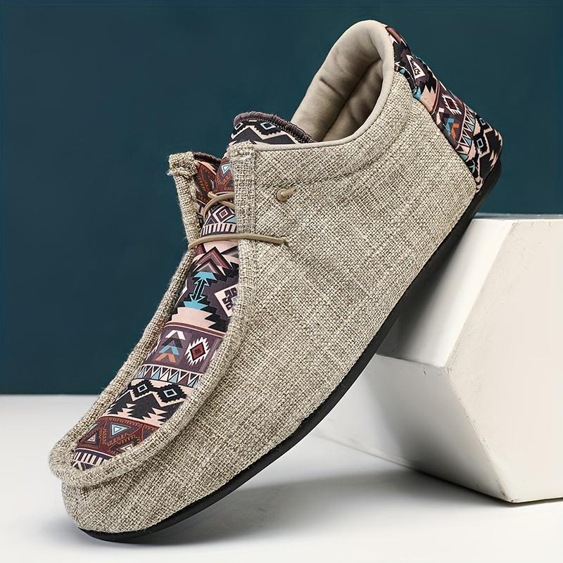 Denim ülaosas loaferid, terava ninaga, lame tallaga, loomamustriga