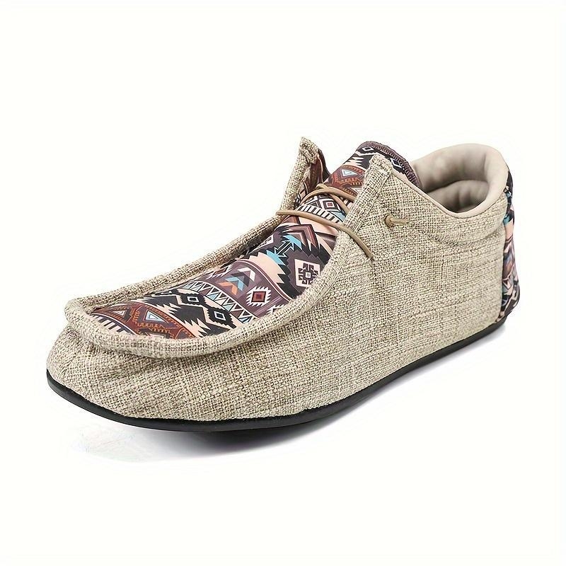 Denim ülaosas loaferid, terava ninaga, lame tallaga, loomamustriga