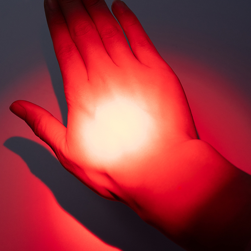 Käeshoitav veenide visualiseerimise seade LED-iga, 3W, alumiiniumkorpus