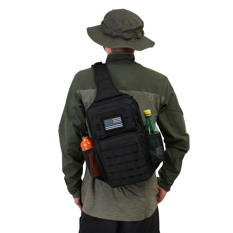 Taktikaline õlavöötme kott välispordiks ja reisidel — polüester, vooder polüester, 2025. aasta kevad, sobib välispordile, vabaajareisi stiil, kulumisvastane ja koormuse vähendamine.