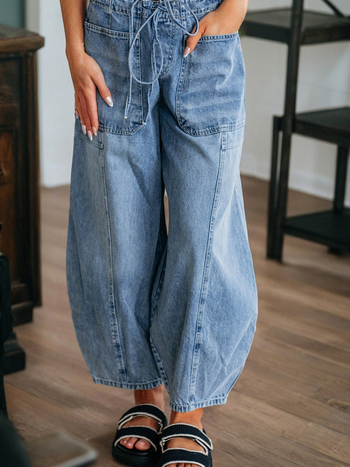 Laiad džinsid, kõrge vöökoht, puuvilla-poliesteri segu, kerge venivus, pikad püksid, igapäevane jaapani-korea stiil