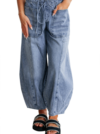 Laiad džinsid, kõrge vöökoht, puuvilla-poliesteri segu, kerge venivus, pikad püksid, igapäevane jaapani-korea stiil