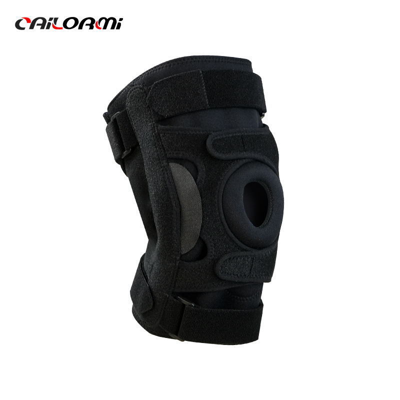 Põlvetugi reguleeritava hingega, avatud disain, poolkuu plaat, terasest kinnitus, klooropreen kumm