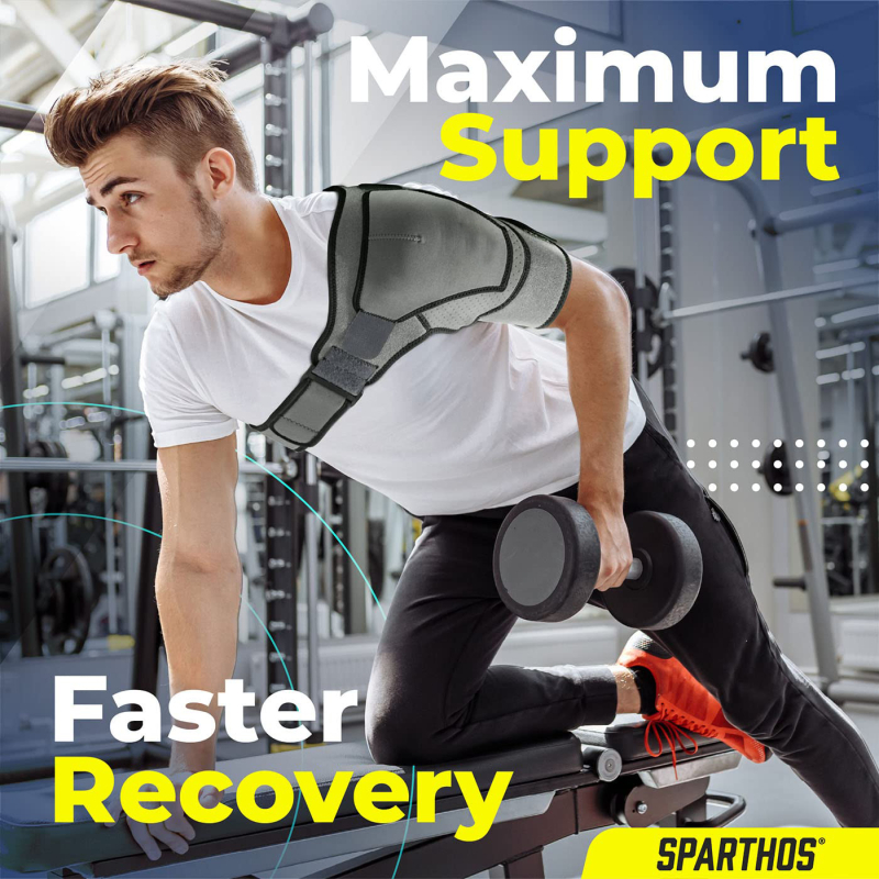 Õla kaitse reguleeritava surve süsteemiga ja ühe õla rihmaga, polüesterkiud, täiskasvanutele – korvpall