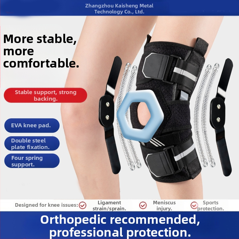 Reguleeritav põlvetoe tugi, jala ortoos, mudel KN054, plastik