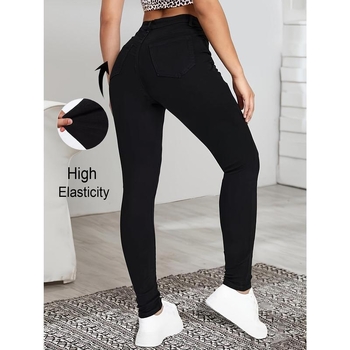 Igapäevased kõrge vööga sirge lõikega püksid, bambuskiududest kangas; peamine koostis: jänese karv; kõrge elastsus