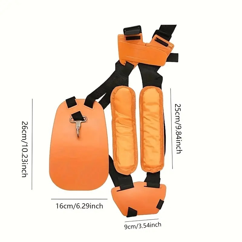 Mugav, paksult polsterdatud vöö aiatrimmeritele ja muruniidukitele