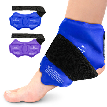 Taastatavalt kasutatav spordi jääpakend pahkluu, randme ja liigestele — külm/soe geelkompress