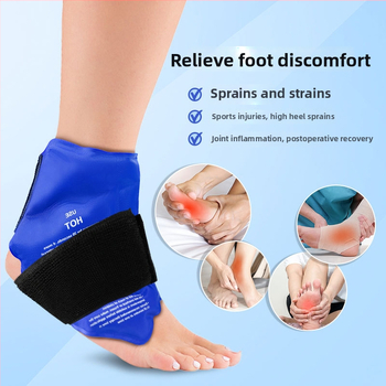 Taastatavalt kasutatav spordi jääpakend pahkluu, randme ja liigestele — külm/soe geelkompress