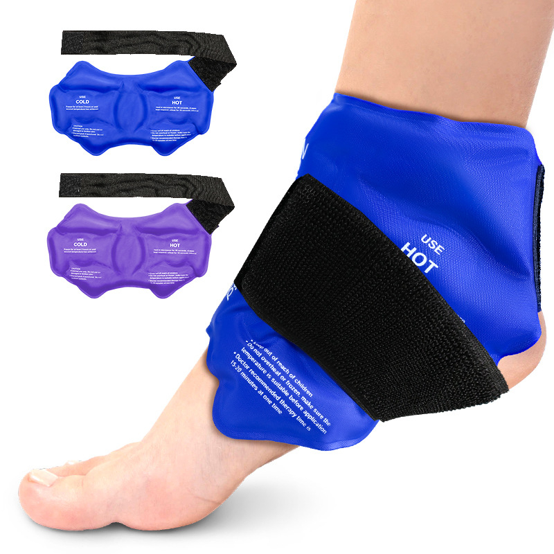 Taastatavalt kasutatav spordi jääpakend pahkluu, randme ja liigestele — külm/soe geelkompress