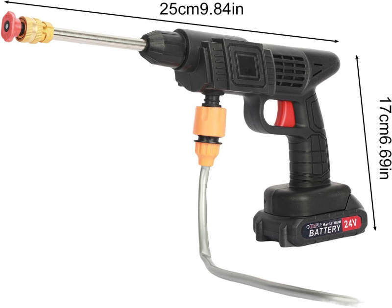 Kõrge rõhuga auto pesemise veepüstol, ABS korpus, USB toiteallikas, 12V, rõhk 1000, mudel 701