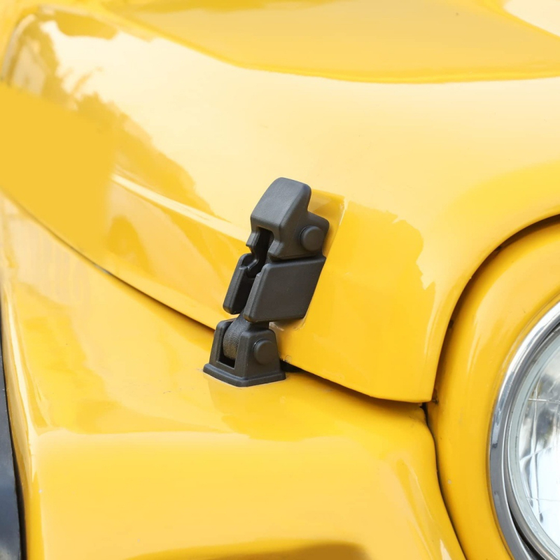 Wrangler TJ mootorikatte külgkäepideme lukustusega - OEM-stiilis modifitseerimisosa, bränd XCLPF MJT-TJ-553, sobib Wrangler TJ 1996–2006, kohandamine saadaval