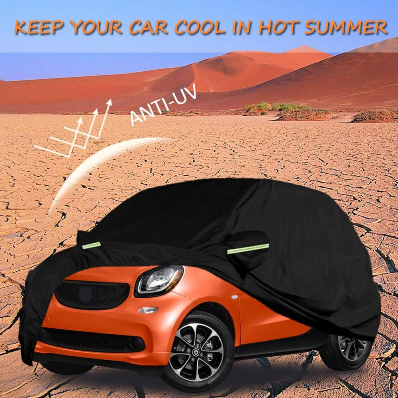 Auto kate Mercedes SMARTile, silk-poliester materjal, HB-8, soojusabsorbeeriv, veekindel ja UV kaitse