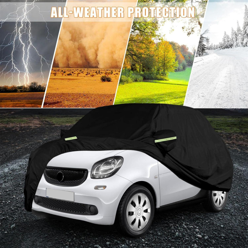 Auto kate Mercedes SMARTile, silk-poliester materjal, HB-8, soojusabsorbeeriv, veekindel ja UV kaitse