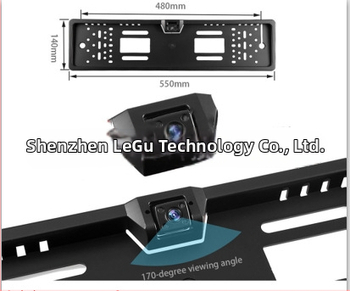 170° kolmnurkne tagantvaate kaamera öise nägemisega auto jaoks - 12 V, 520 TVL, RCA pistik 1.0 VP-P, 75 Ω, vastupidav plastkorpus, kaal 0.197 kg
