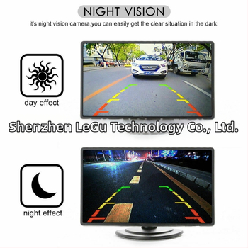 170° kolmnurkne tagantvaate kaamera öise nägemisega auto jaoks - 12 V, 520 TVL, RCA pistik 1.0 VP-P, 75 Ω, vastupidav plastkorpus, kaal 0.197 kg