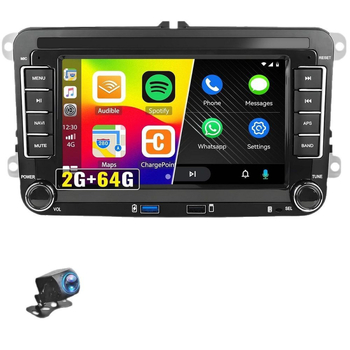 IPS-ekraaniga auto infotainment üksus VW Jetta, Sagitar, Passat, Tiguan, Touran, CC — ABS+metallist korpus, 12V toiteallikas, 8-ndal südamikuga protsessor 4G-ga ja kuni 8+128GB salvestus