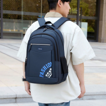 Suur mahutavusega äriretro seljakott kahe õlarihmaga, Oxford kangas, tähestikul trükk, maht 20-35 l, polüestervooder, õhupadi õlarihmadele