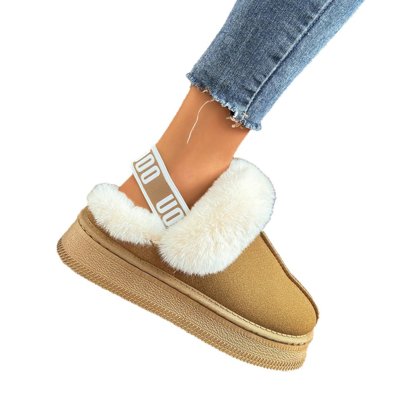 Naiste talvesaapad - karusnahast ülemine, kummist talla, madal varvas, paks talla 3–5 cm, soojad ja veekindlad