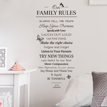 Seinakleebis - sloganidisain, PVC materjal, MOSSDECAL, kaasaegne minimalistlik stiil, 1 tükk, sobib elutoale, magamistubale, kabinetile, köögile