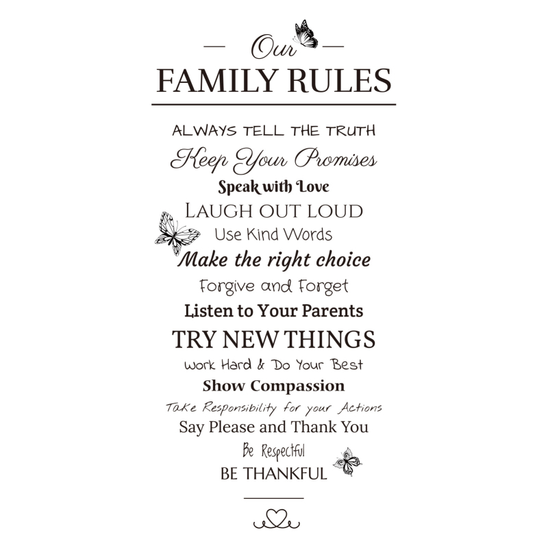 Seinakleebis - sloganidisain, PVC materjal, MOSSDECAL, kaasaegne minimalistlik stiil, 1 tükk, sobib elutoale, magamistubale, kabinetile, köögile