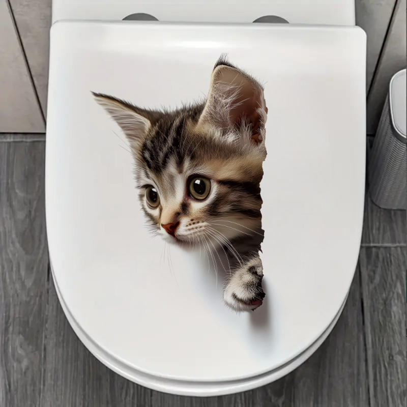 Dekoratiivne PVC seina kleebis vannitoa jaoks, taime ja lille muster, modernne minimalistlik lame disain, 1 tk.