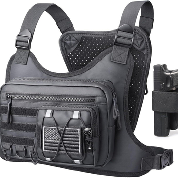 Väljasõiduks rindkere kott — taktiline kamuflaažkott jooksu ja välispordiks, polüester, JL-Y59, Reize, unisex