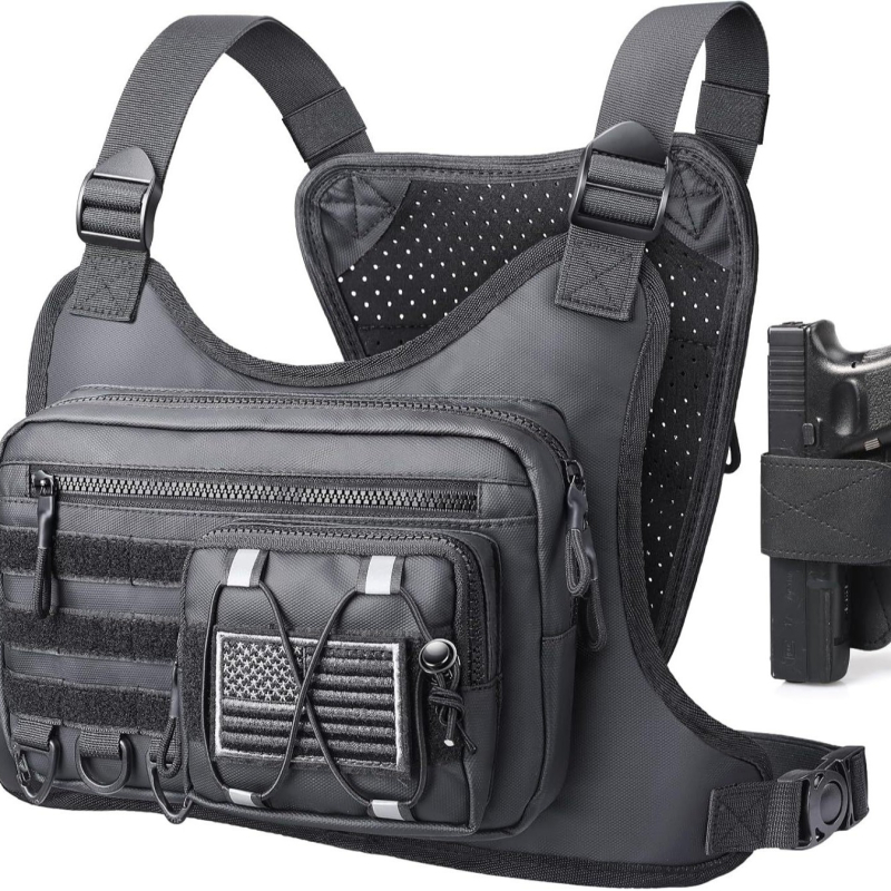 Väljasõiduks rindkere kott — taktiline kamuflaažkott jooksu ja välispordiks, polüester, JL-Y59, Reize, unisex