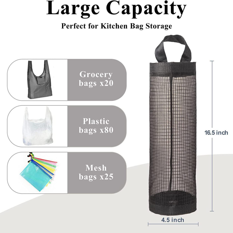 Köögikottide hoiukorv hingava võrguga, seinale kinnitatav, mitmekülgne dosaator