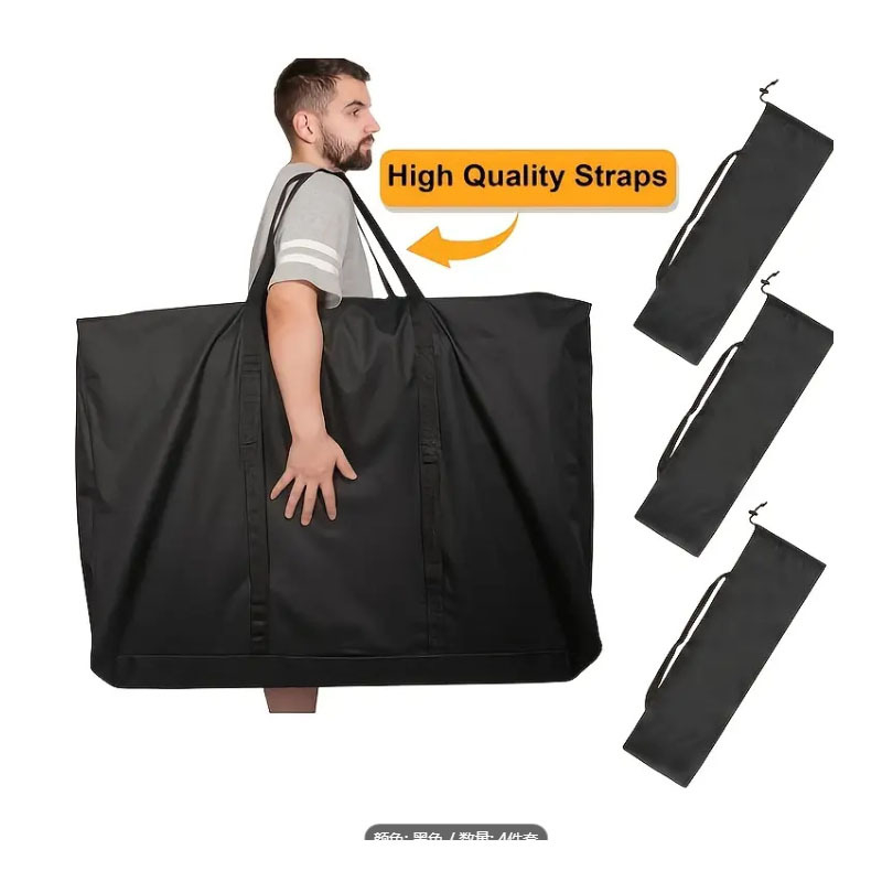 Nailonist kandekott kolimiseks, suure mahutavusega, veekindel, tolmukindel, päikesekindel, käepidemega.