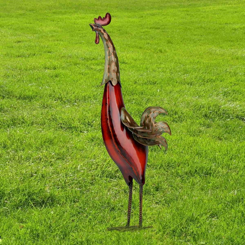 Käsitsi valmistatud rauast kukk – laua dekoratsioon, Hengcheng bränd, loomade kategooria, kodu dekoratsioon