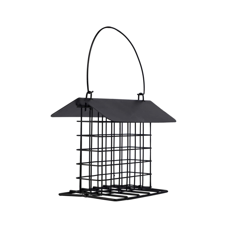 Kodu kujuline metallist linnutoitja, rippuv käsitöö, välistingimustesse, mudel FL-006