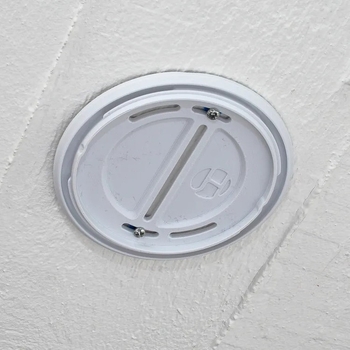 3D-trükkitud peidetud suitsuandur turvakastiga, plastist, kaasaegne minimalistlik stiil