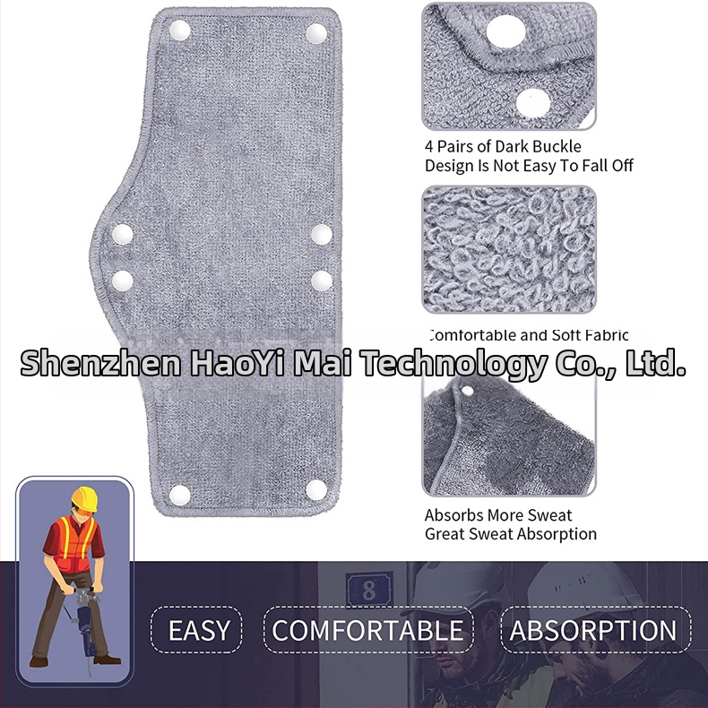 6 vnt šalmo įdėklas su prakaitavimo dirželiu, poliesteris, skalbiamas