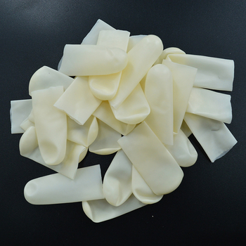 Ühekordsed lateksist sõrmekatted, antistaatilised, mitte-libisevad, Incision finger sleeve mudel, elektroonika tööstusele