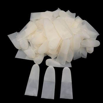 Ühekordsed lateksist sõrmekatted, antistaatilised, mitte-libisevad, Incision finger sleeve mudel, elektroonika tööstusele