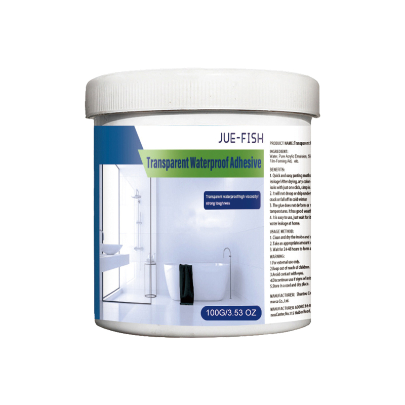 Jue-Fish Läbipaistev veekindel liim vannitoa ja rõdu jaoks | 200 tk pakis, veekindel ja niiskuskindel