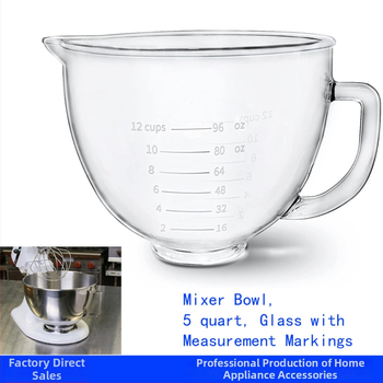 Klaasist segamiskauss mõõtmiskaaluga KitchenAid segamismasinale HM-K40