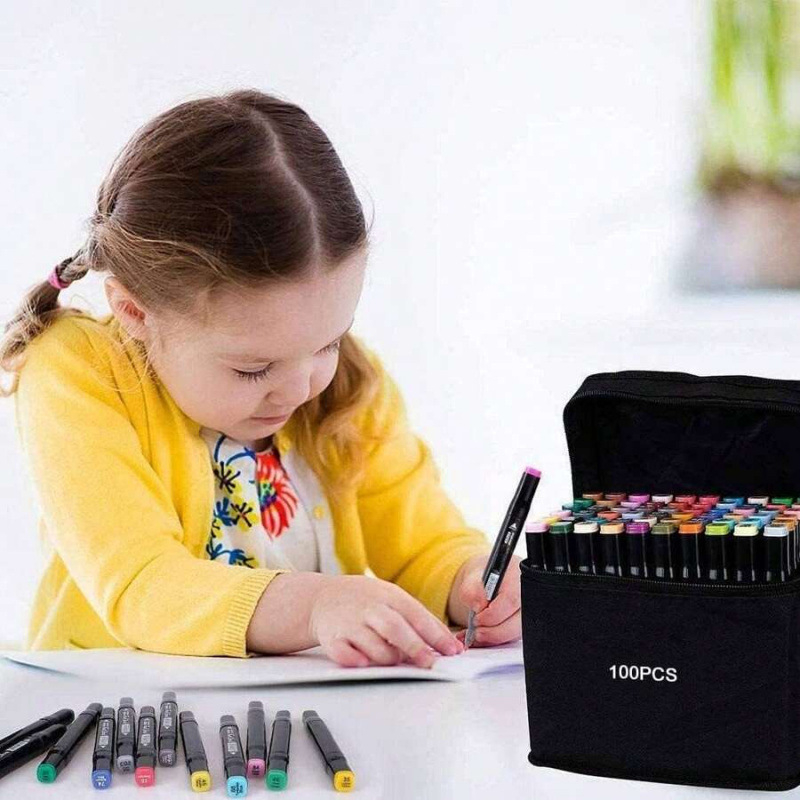 2026. mudel L8904 – alkoholipõhiste markerite komplekt peeneotsaga sketšide jaoks, püsiv tint