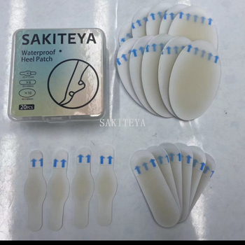 SAKITEYA hüdrokoloidilised kanna plaastrid, elliptiline mudel, sobib nahast jalatsitele, sandaalidele, sussidele ja muule jalatsile, mitmekülgne stiil, pakk 375