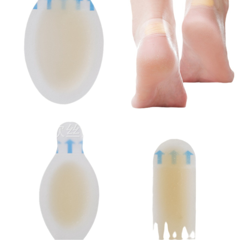 SAKITEYA hüdrokoloidilised kanna plaastrid, elliptiline mudel, sobib nahast jalatsitele, sandaalidele, sussidele ja muule jalatsile, mitmekülgne stiil, pakk 375