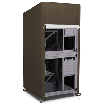 210D Oxford kangast väliskate kassimajale, veekindel ja tolmukindel, laienev avamine, kohandatud logopildi printimine