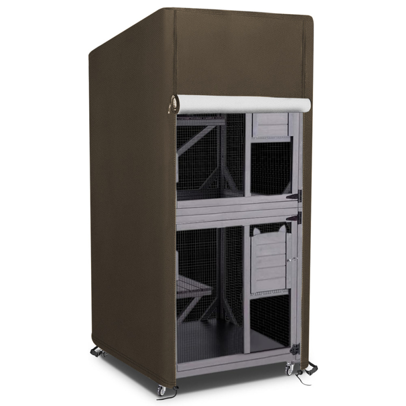 210D Oxford kangast väliskate kassimajale, veekindel ja tolmukindel, laienev avamine, kohandatud logopildi printimine