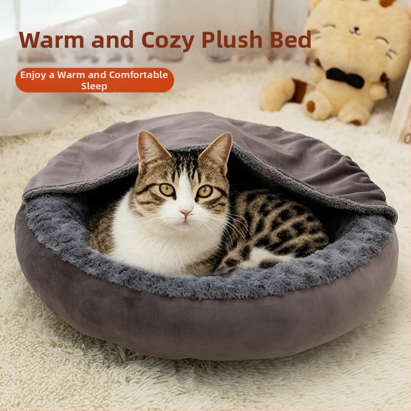 Lemmiklooma pesa – ümmargune voodi rose velvet kattega; materjal: rose velvet; kuju: ümmargune; sobib koertele; uus stiil kattega ümmarguse pesaga