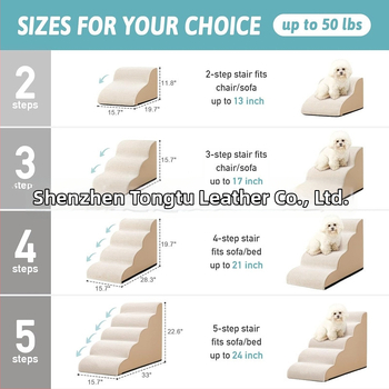 Koera trepid diivani või madalale voodile – vaht, minimalistlik stiil, sobib väikestele koertele