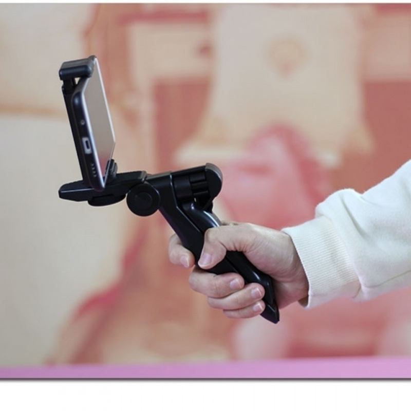 Väline käeshoitav telefoni vlogistatīv – väliskasutuseks statiiv, anti-vibratsioon, plastikust konstruktsioon
