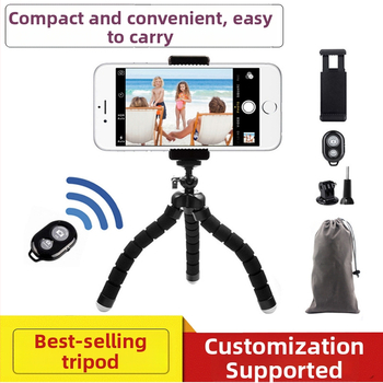 Kitway X-110-2 laua mini statiiv universaalse 1/4 kinnitusega, materjal: svamm + alumiinium sulam + ABS, sobib GoPro ja kaameratele