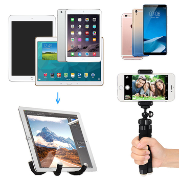 Kitway X-110-2 laua mini statiiv universaalse 1/4 kinnitusega, materjal: svamm + alumiinium sulam + ABS, sobib GoPro ja kaameratele