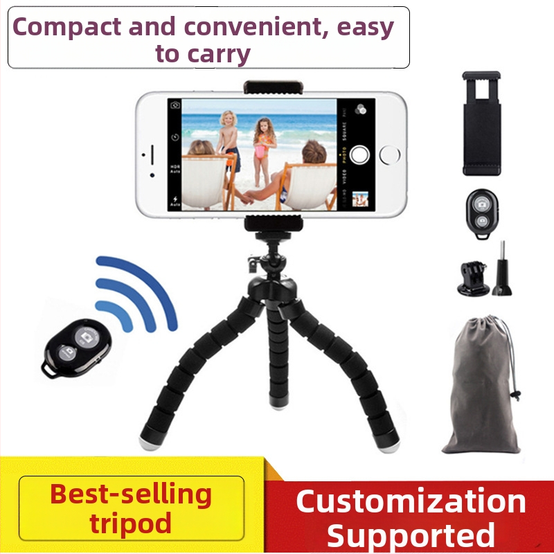 Kitway X-110-2 laua mini statiiv universaalse 1/4 kinnitusega, materjal: svamm + alumiinium sulam + ABS, sobib GoPro ja kaameratele