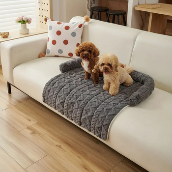 Koera pesa voodi, materjal: vaht, nelinurkne plüüs pad, Rural bränd, impordimata